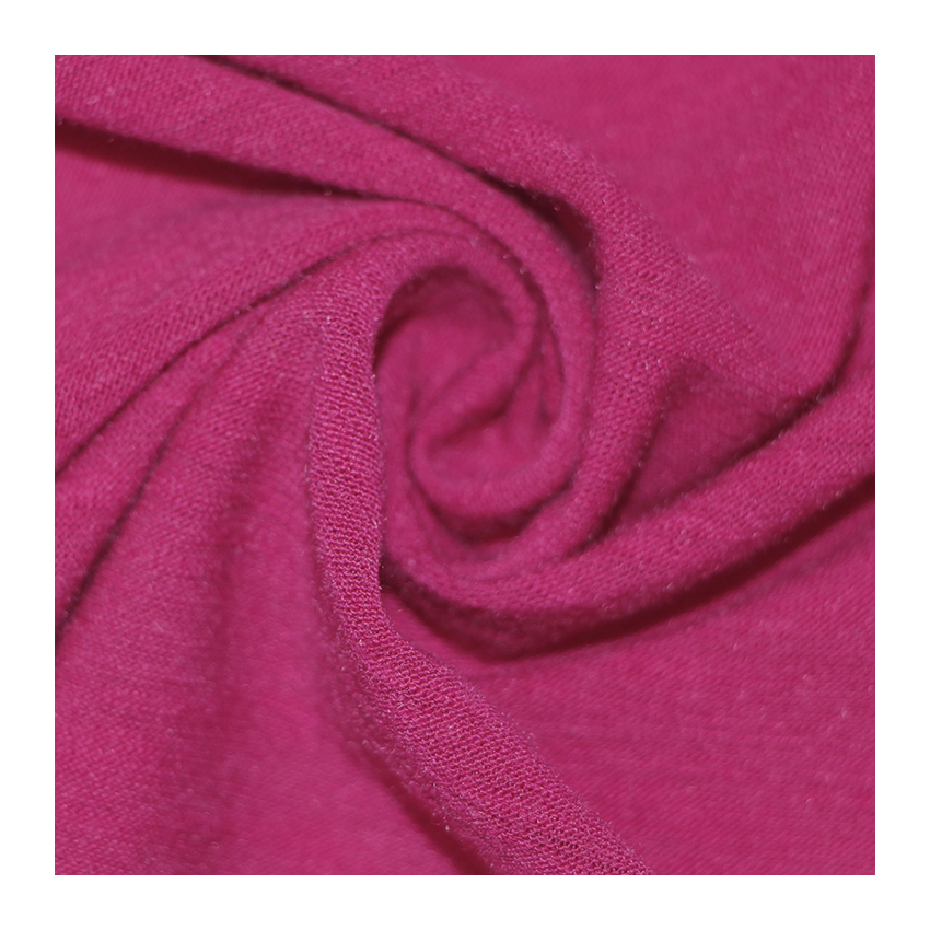Luxury Comfortable 65% Polyester 35% Rayon Slub Jersey Fabric TR T Shirt Fabric
