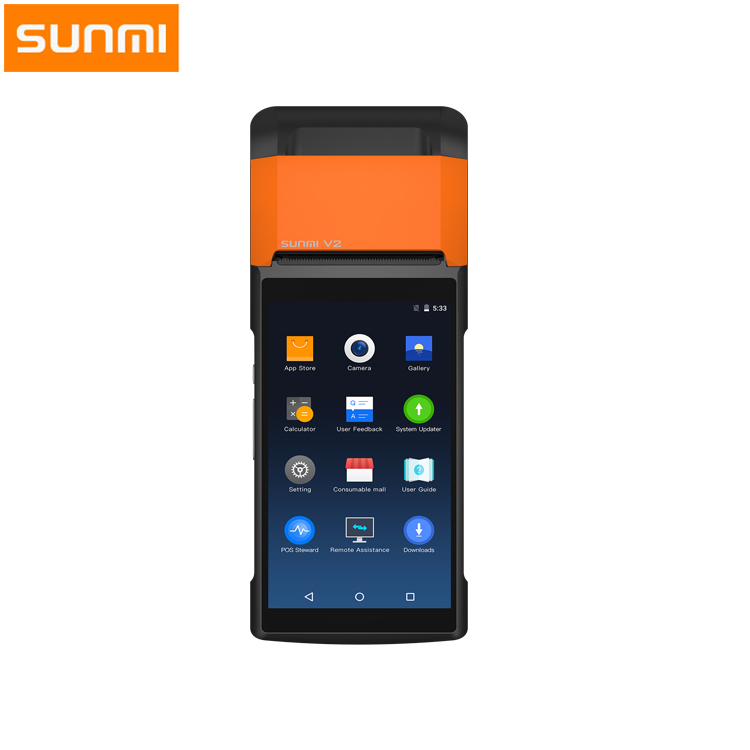 Портативный android 7,1 4G smart pos-терминал SUNMI V2