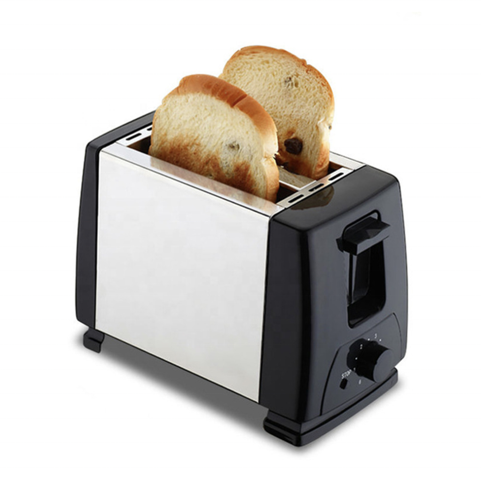 Double groove Toaster household automatic stainless steel toaster