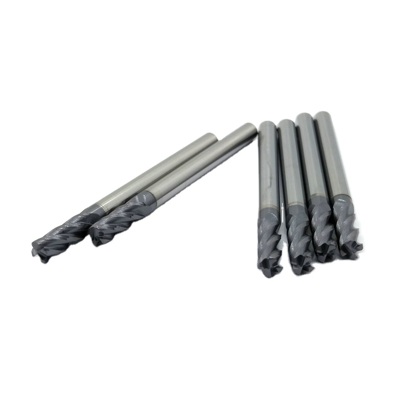 ZHY High Performance Metric Standard Size Carbide Corner Radius Endmill Cnc Machine Cutting Tools