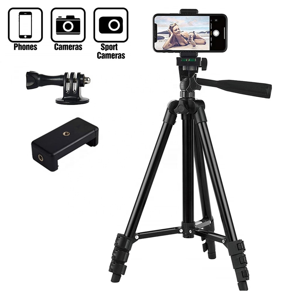 Amazon Hot Portable Aluminum Mobile Phone Smartphone Photography Tripod Stand 3120 for Digital Camera