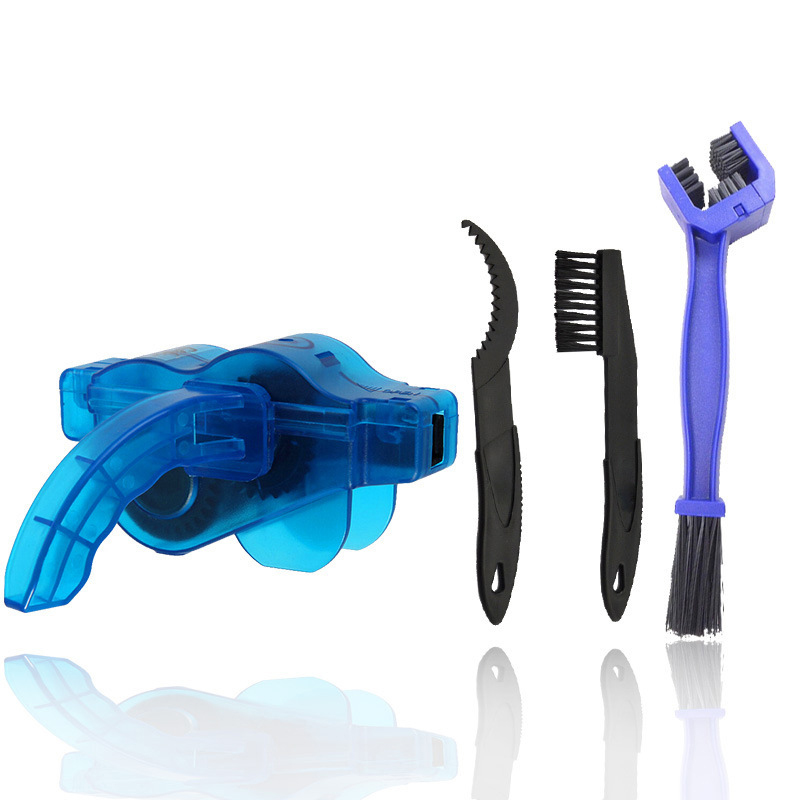 Mini 3D Fixed Gear Bicycle Rubber Chain Quick Clean Tool Bicycle Chain Cleaner kit for bike accessories set