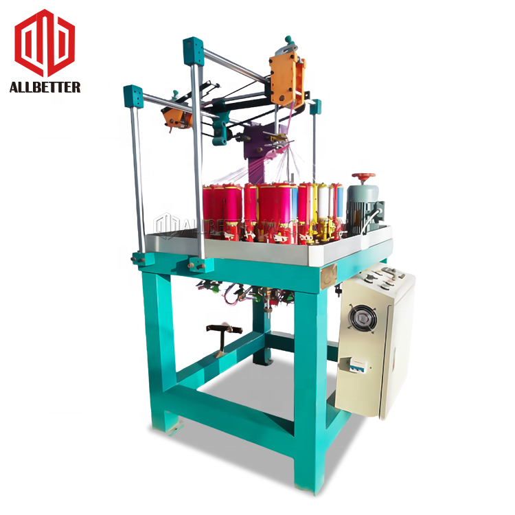 High Speed Textile Rope Making Shoelace Braid Machines Cord Wire Braiding Machine
