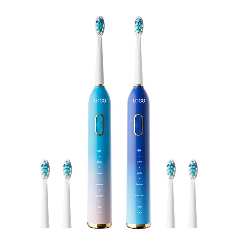 Hot Sale New Design Portable Waterproof Wireless Rechargeable Electric Toothbrush For Teeth Cleaning