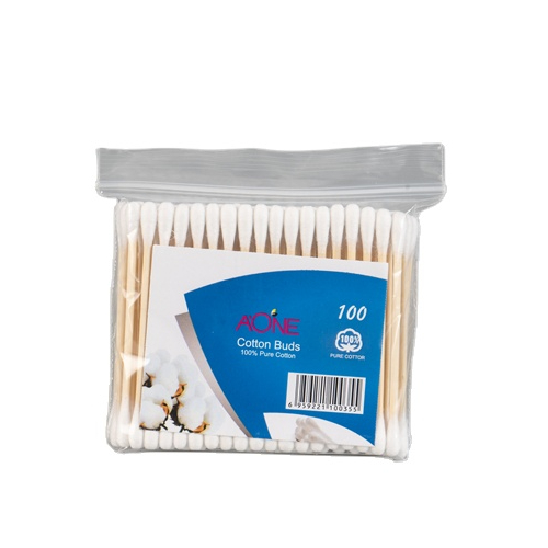 Best quality plastic cotton swabs ear eco friendly swabs 80pcs bamboo stick cotton tipped buds