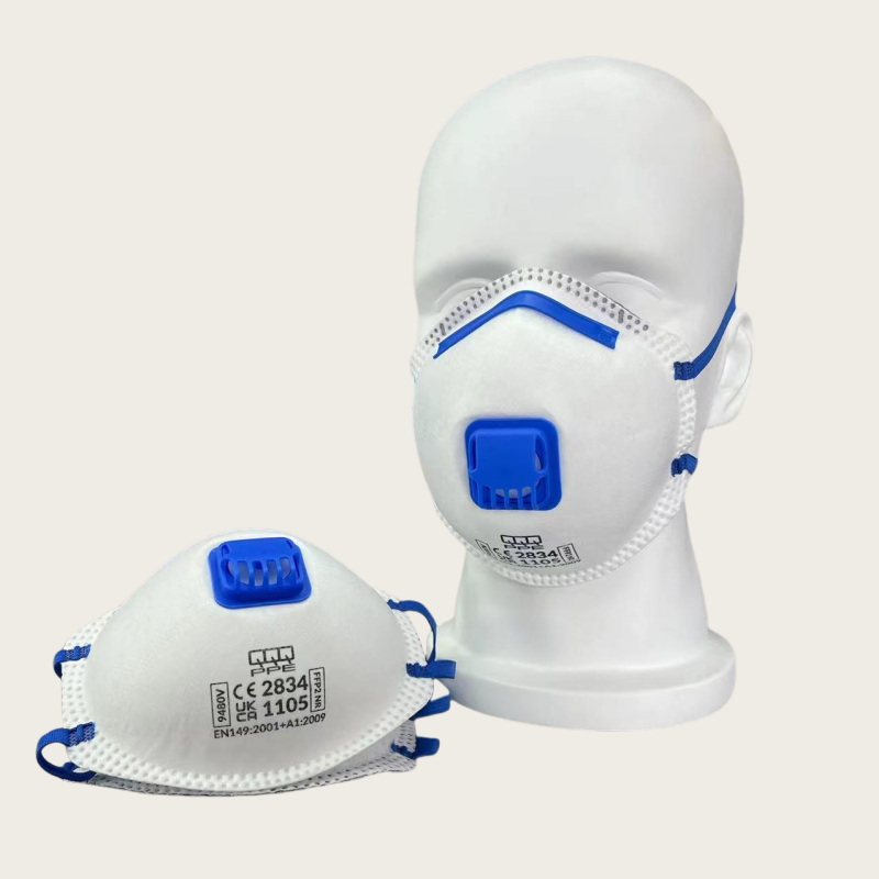 ffp2 mask Nonwoven Cup shape respirators and masks for mining ffp2mask ce dust mask with valve ffp2
