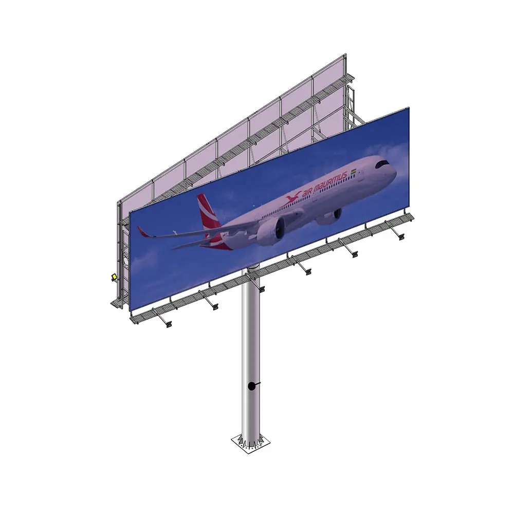 2020 Popular V-shaped Frontlit Outdoor Advertising Billboards