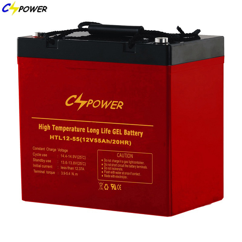 Гелевая батарея глубокого цикла CSPOWER 12 В 55 Ач 100 Ач 200 ач 150 Ач, домашняя уборочная машина на солнечной энергии
