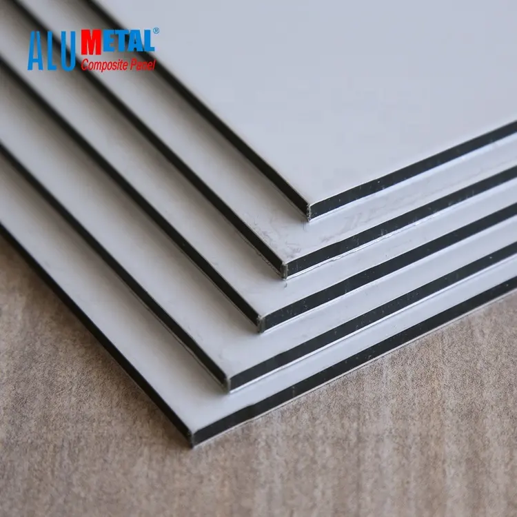 Alumetal 3mm/4mm/5mm alucobond PVDF ACP Facade Materials Aluminum Composite Panel