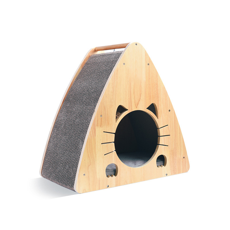 Factory wholesale per pet cat scratcher bed house cardboard cat scratcher bed