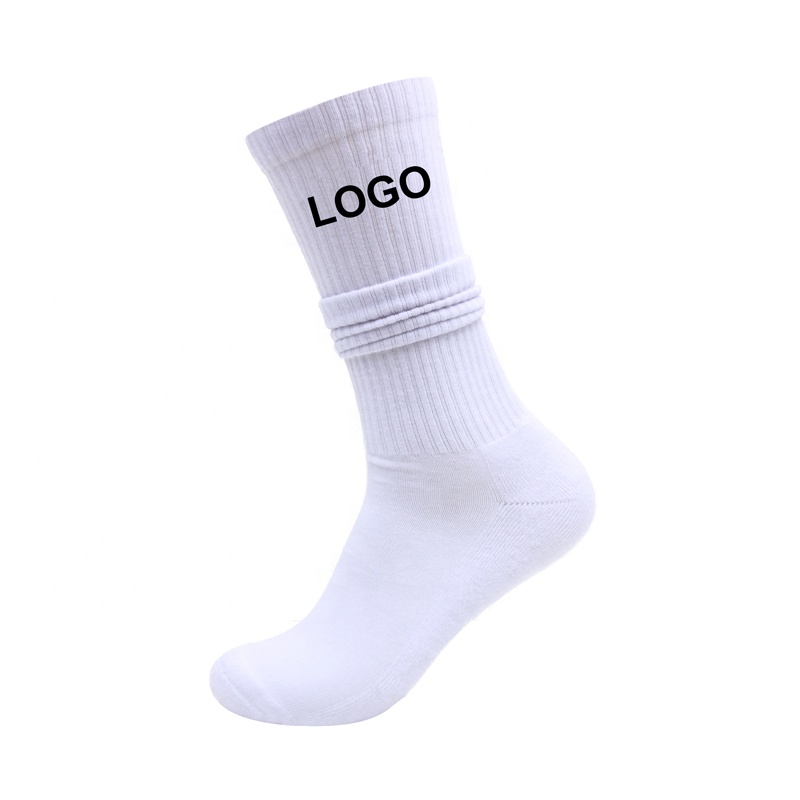 Wholesale Custom Logo Organic Cotton Business Dress Socks Cotton Customized Fashion Classic Crew Socks Men 100% cotton