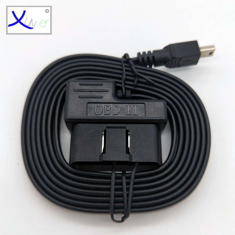 Мини USB 5Pin Разъем Автомобильный OBDII OBD2 разъем флаг автомобиля диагностический кабель