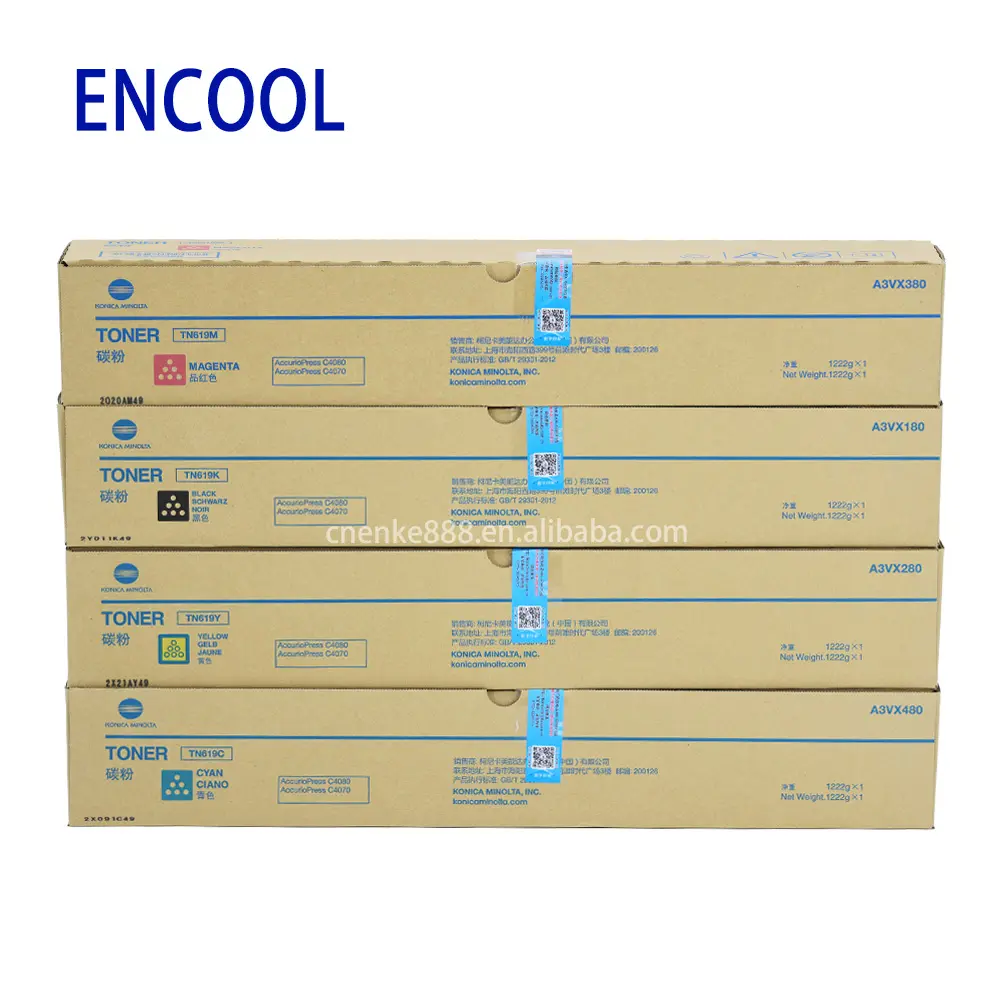 Оригинальные картриджи с тонером для Konica Minolta TN619 A3VX180 A3VX280 A3VX380 A3VX480, азиатская и Тихоокеанская версия