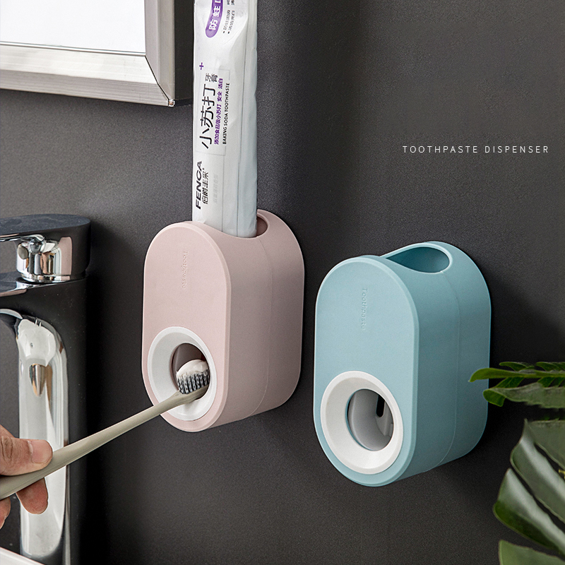 The New Household Wall Mounted Electric Smart Toothbrush Holder Automatic Toothpaste Squeezer Dispenser