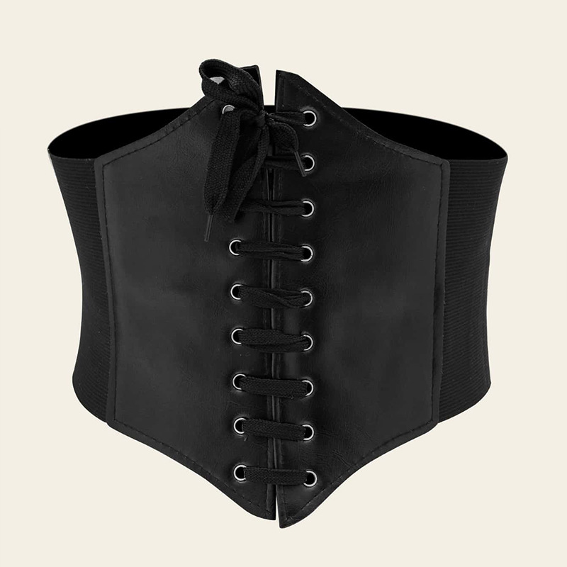 Sexy Body Shaper Black Compression Corset Girdle Waist Trainer Shaper Women's Waist Belt Corset