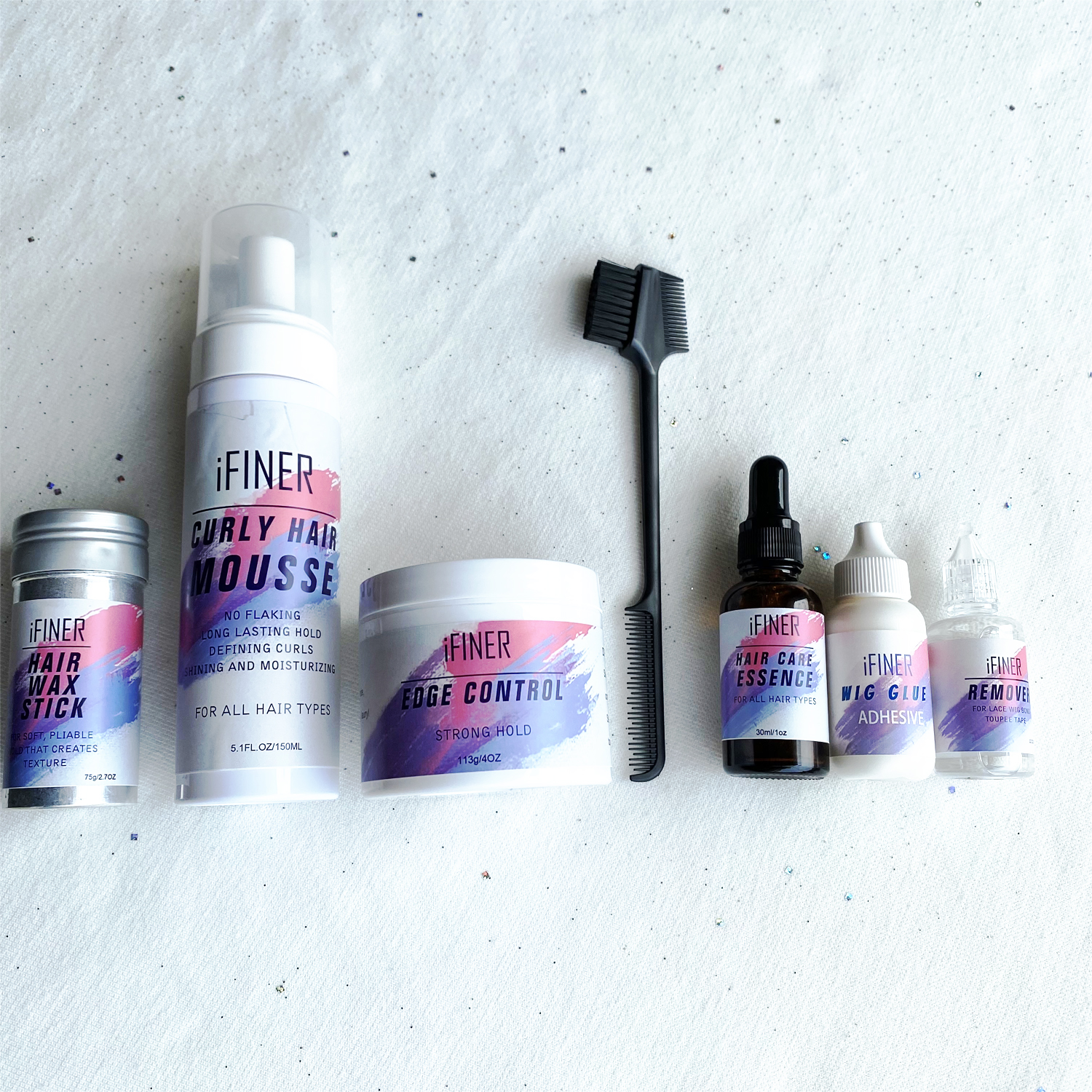 Free Sample Strong Lace Wig Glue Less Shine Latex Free Wholesale Waterproof Hair Wigs Glue Adhesives