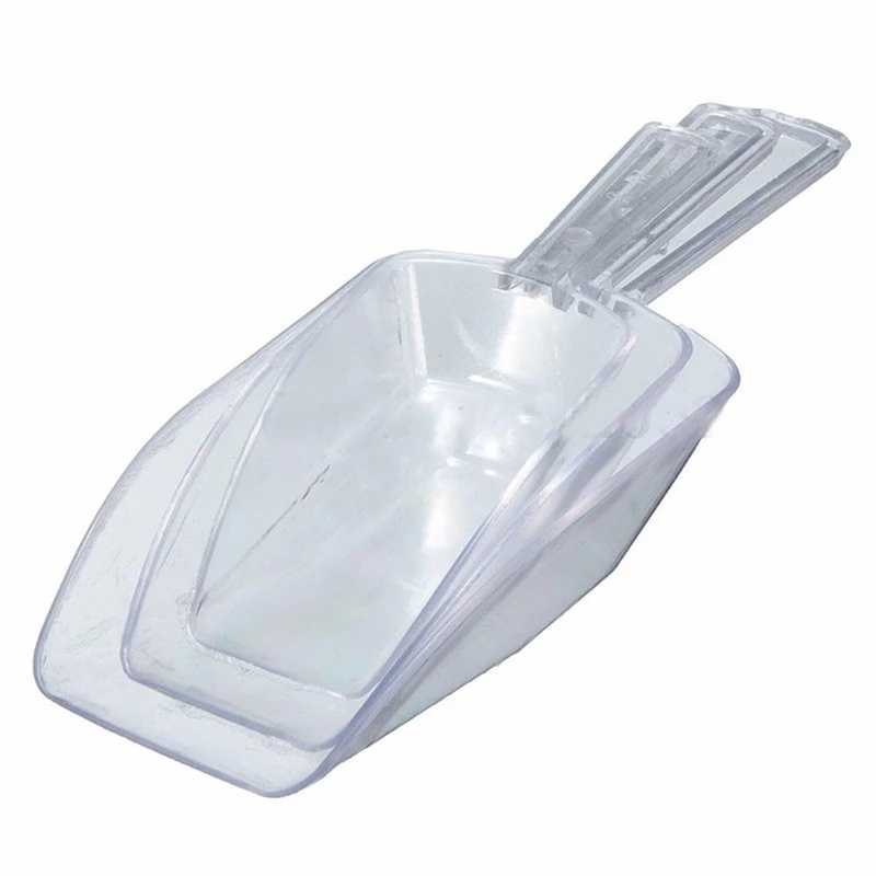 C181 3pcs/set Plastic Beans Scoops Ice Shovel Kitchen Tools Flour Food Candy Ice Cream Scoop Party Buffet Tools Candy Shovels