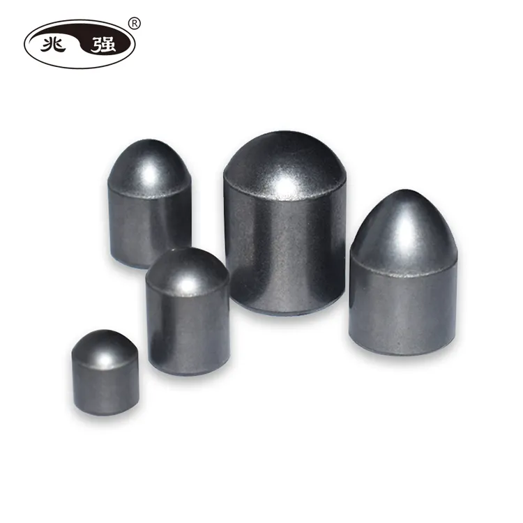 Tungsten Carbide Spherical Button Drill Bit Inserts For Mining Drill Bits