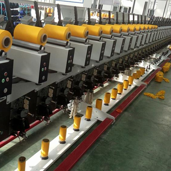 automatic yarn and thread bobbin winder cone winding machine KC212