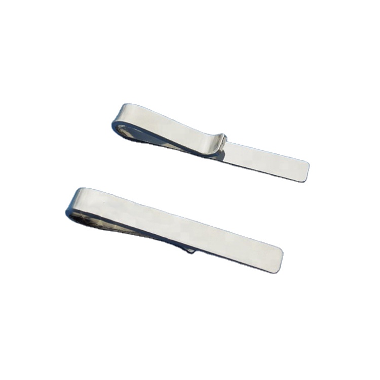 Curved Brass Mens Suits Shirt Tie Accessory Tie Bar