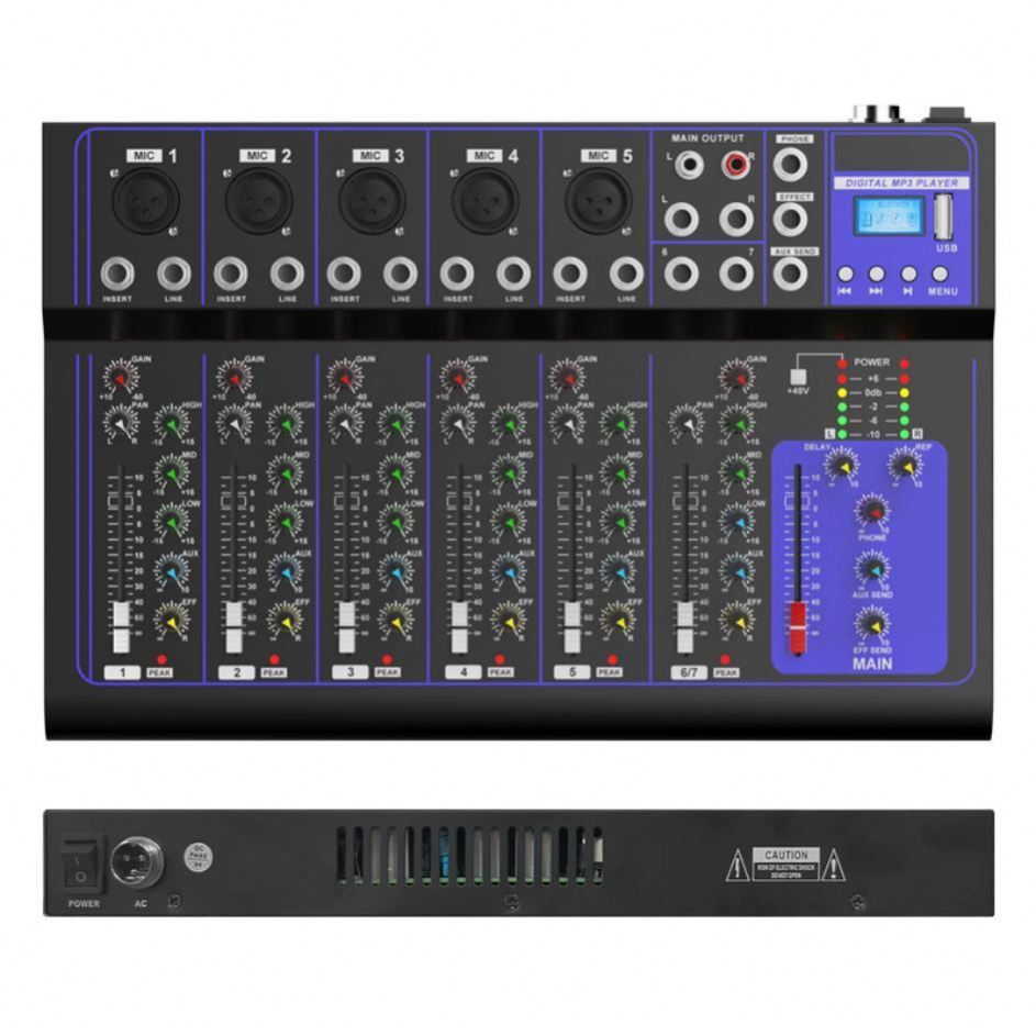 Professional Sound Audio Mixer Perform