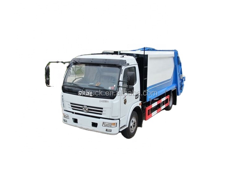 4X2 rear loading garbage collection car City sanitary garbage compaction car Sanitary waste collection truck