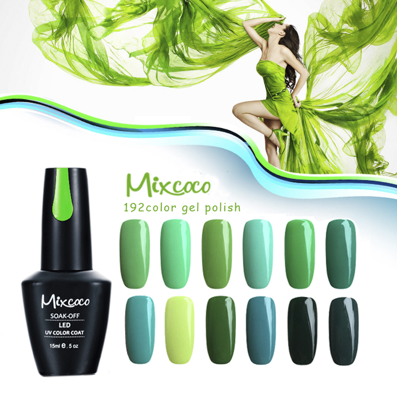 Mixcoco товары для дизайна ногтей Esmaltes Перманентный Гель-лак для ногтей УФ светодиодный лак для ногтей УФ-гель