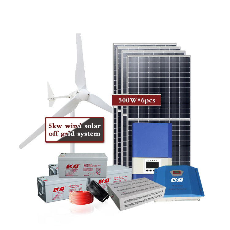 ESG New Renewable Off Grid Hybrid Electricity Energy 10k Watt 12KW 20kw 30kw 50kw 100kw Pure Wind Power System