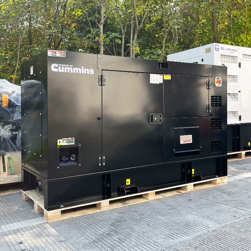 Питание от Cummins двигатель бренда 40Kw генератор 3 фазы 50Kva комплект бесшумного дизель-генератора
