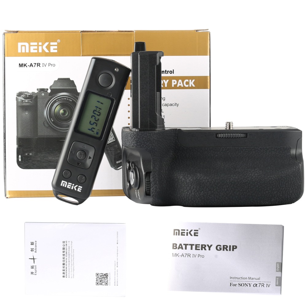 Meike MK-A7R IV Pro батарейный блок для Sony a7RIV a7R4 a7IV a74 a9II камера с вертикальным затвором беспроводной пульт дистанционного управления