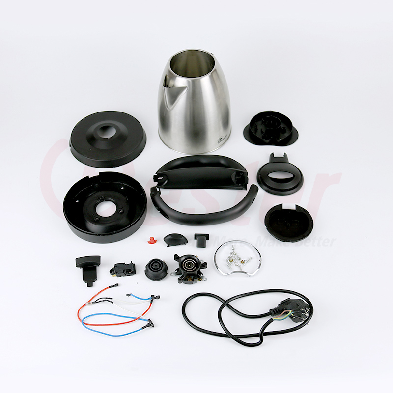 S.S electric kettle body power cord lid switch button thermostat handle spare parts