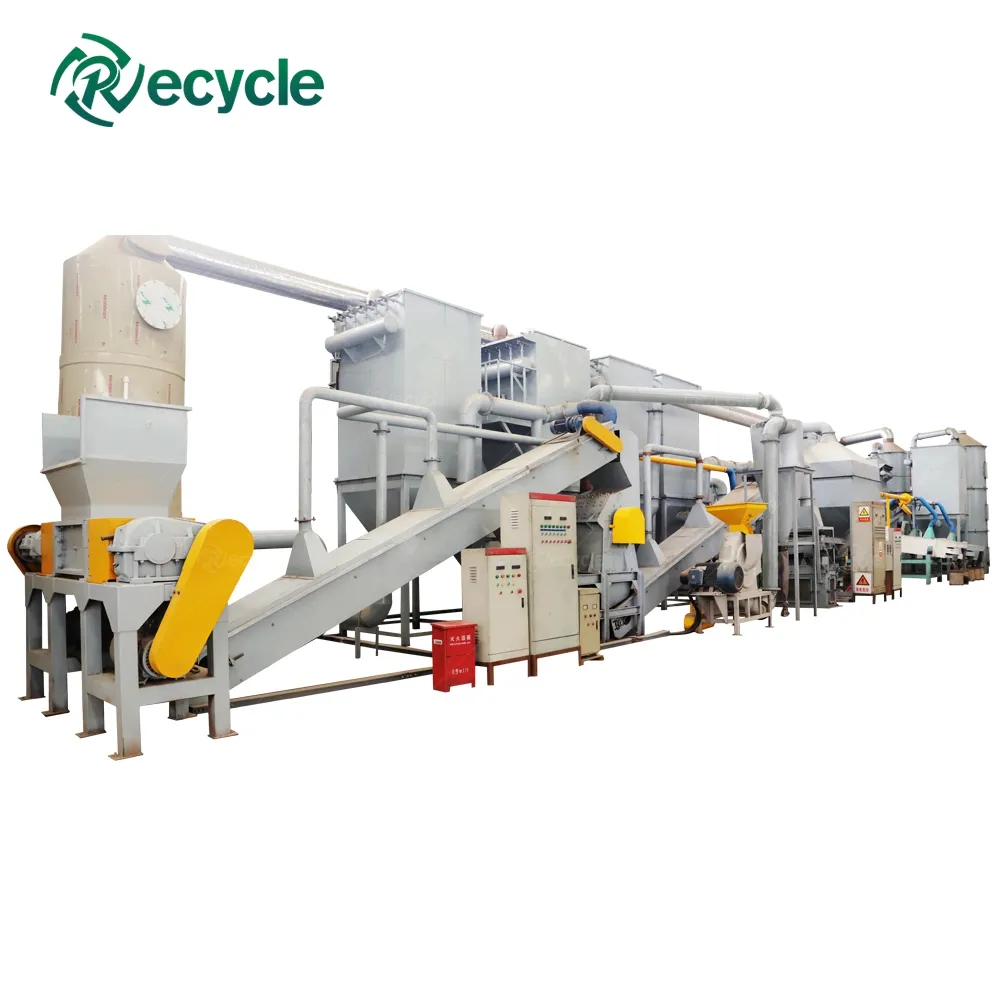 Waste Li Ion Battery Recycling Plant Lithium Battery Recycling Machine For Black Powder