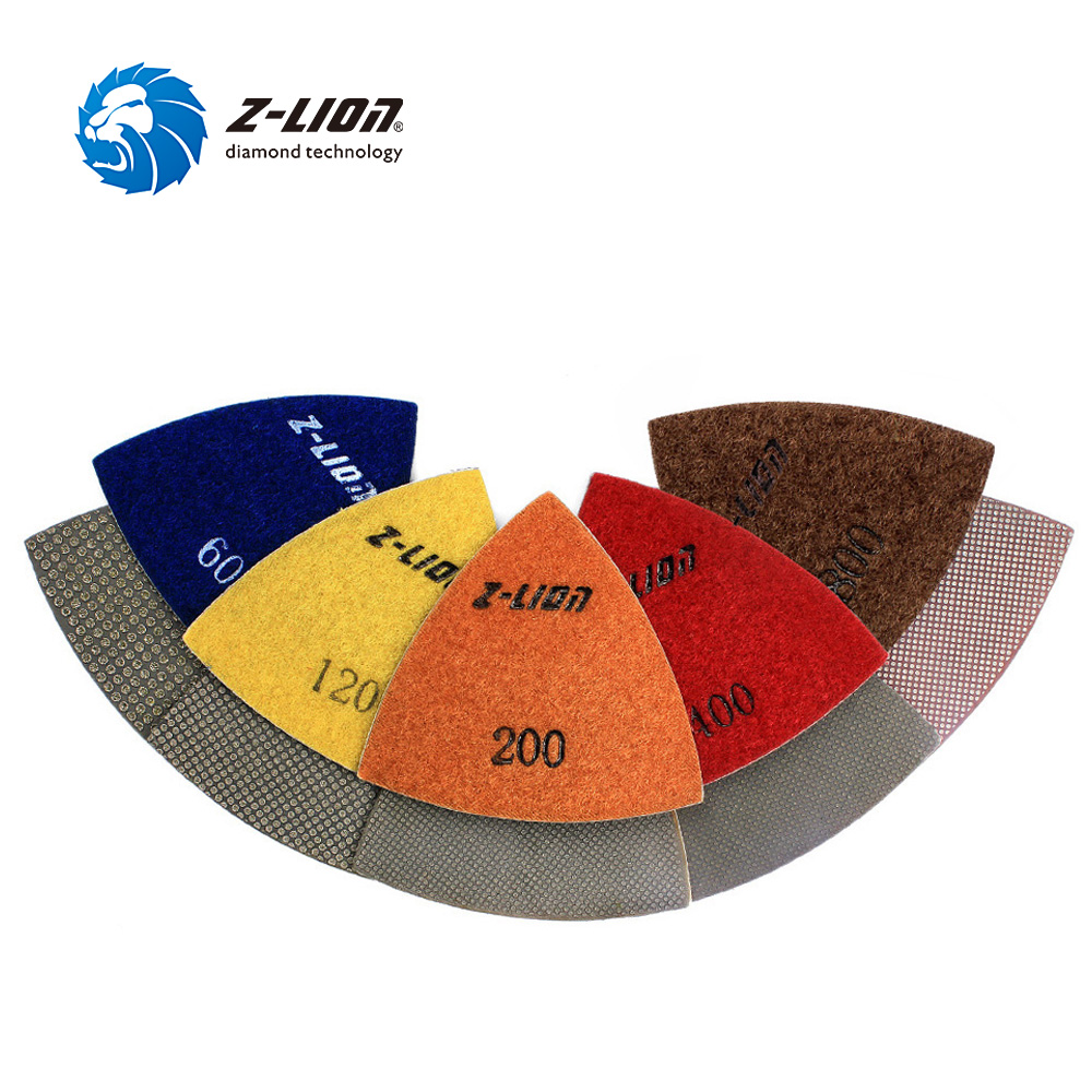 Concrete Floor Edge Grinding Triangular Pad for Oscillating Tool Corner Trimming