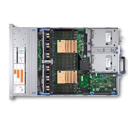 Настольный Сервер Dell PowerEdge R750 4314, 32 ГБ DDR4 2,4 ТБ, жесткий диск, hdd сервер