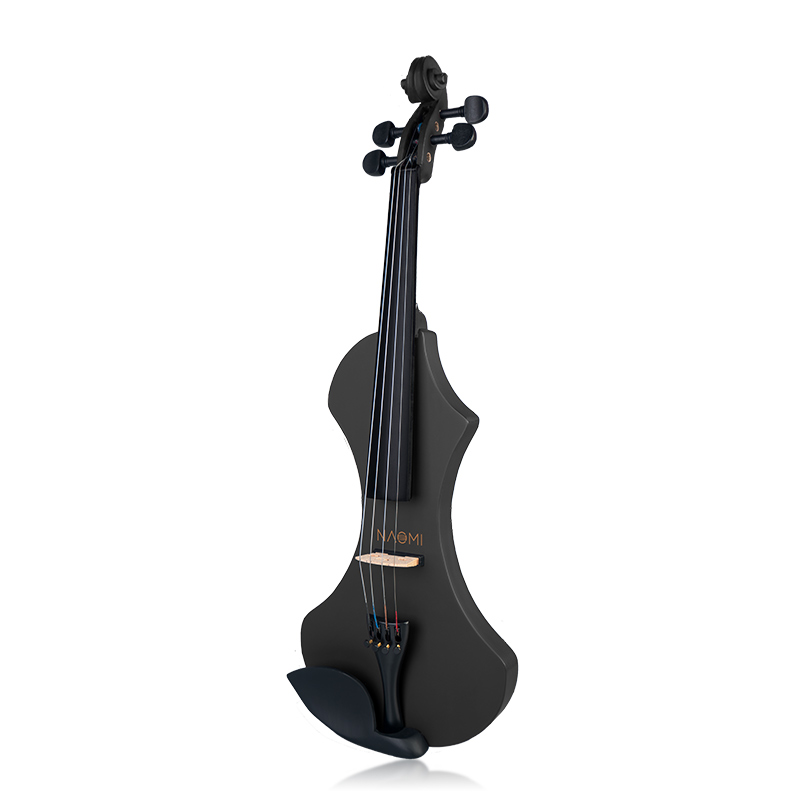 NAOMI 4/4 Electric Violin Fiddle Silent Violin Handcrafted Solidwood 4/4 With Case Bow Headphone
