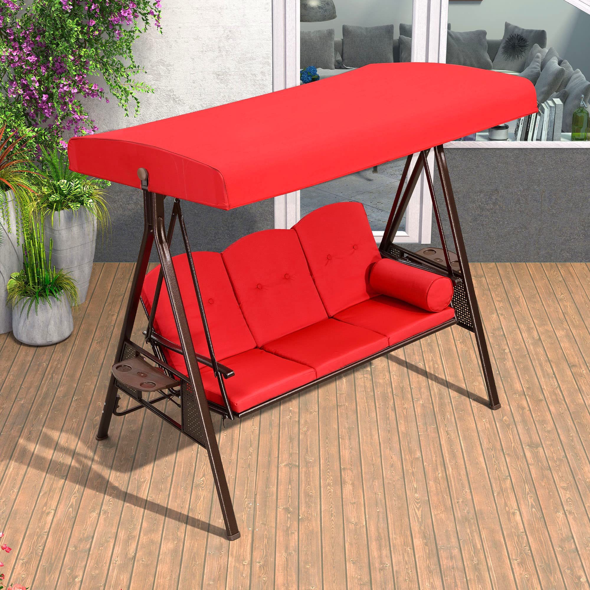 Hot Sale Outdoor Iron Terrace Backyard Furniture Garden Swing Metal 2 3 Or 4 Seater Patio Swing Chair
