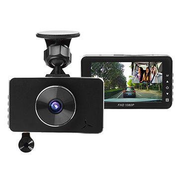 Vanci Full HD 1080P 3,0 дюймовый дисплей G-сенсор передний и внутренний объектив Автомобильный видеорегистратор