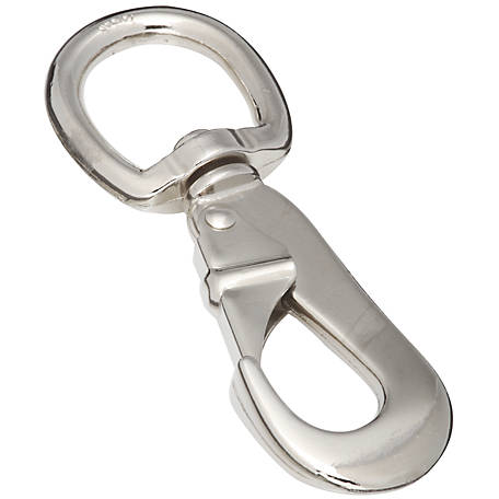 snap hook or carabiner close tightly together and can be used for attaching handles to purses and bags