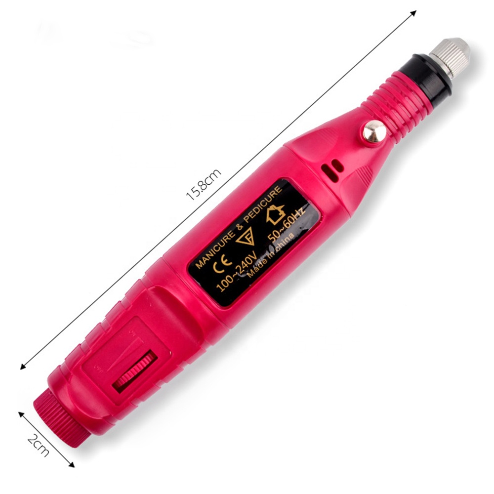 Wholesale Nail Polishing Machine Electric Naildrill 11 Grinding Head Menicure Pedicure Set Taladro Manicure Nail Drill Bits