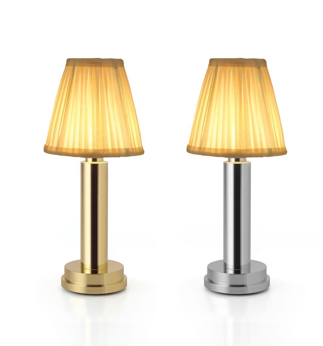 Rechargeable wireless dining room table lamp hotel use desk lamp bedroom night lamp