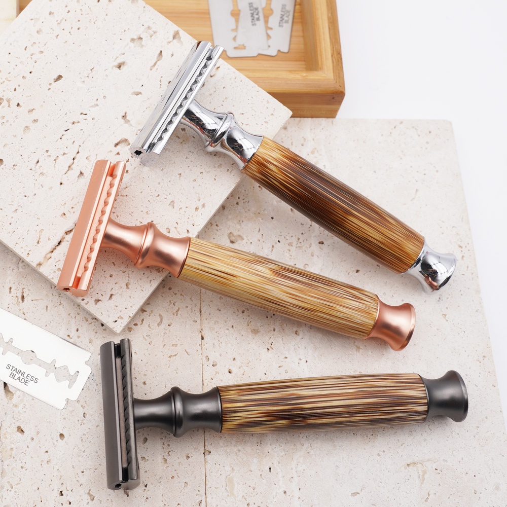 ECO Friendly Germany Quality Bamboo Handle Shaving Safety Razor