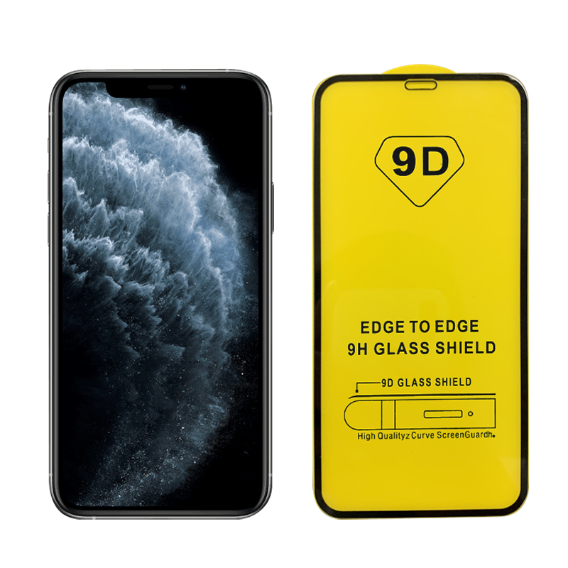 Заводская цена, закаленное защитное стекло для экрана iphone 11 12 Pro Max 9H 9D