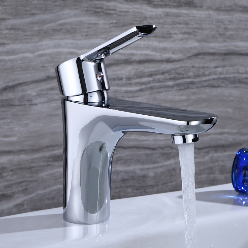 Basin Tap Faucet Mixer Taps Controllable Salon Single Lever Water Brass High Quality Vintage Body OEM Hot Ceramic Style Surface