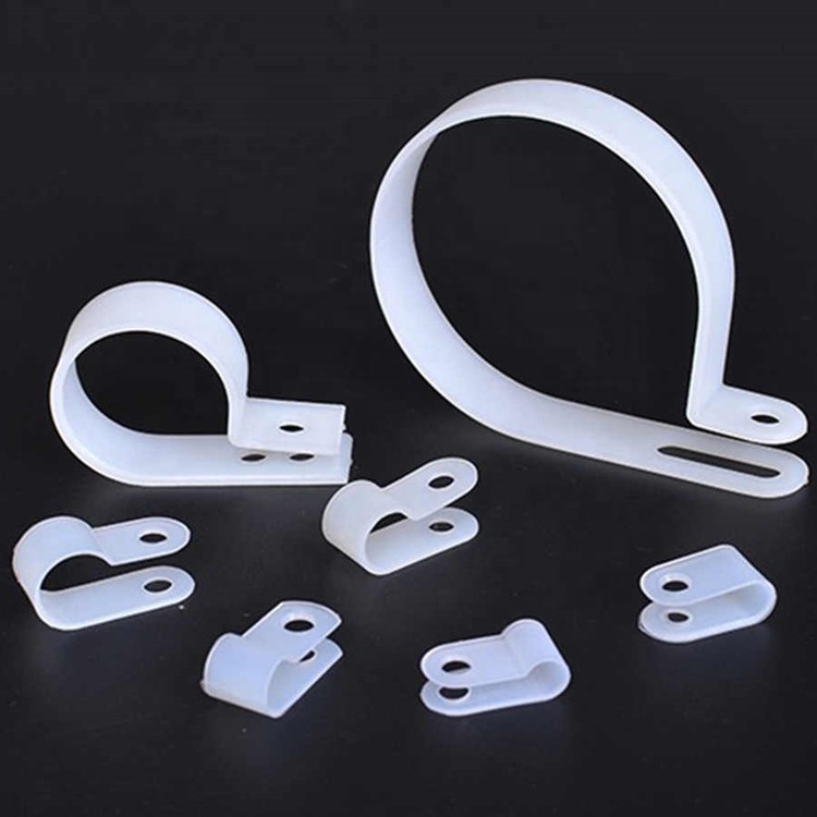 P Clip P-Clip Cable Nylon On Nails Clamps/Clips Cable 25Mm Cc10 Tidy Cicle Mould Wire Cable_Holder_ 10Pcs 12 Pcs