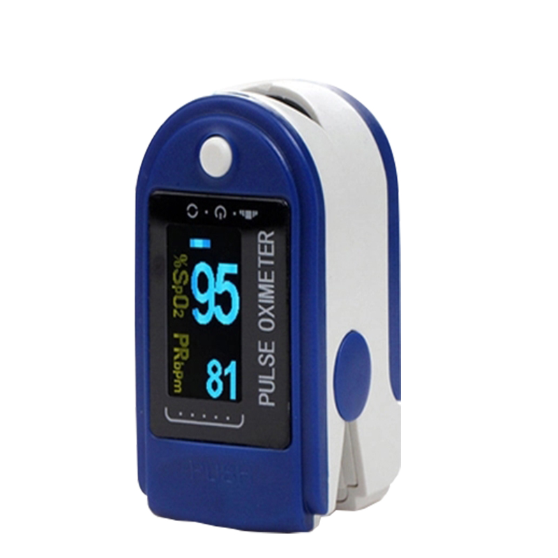 CE approved blood test equipment instant read digital fingertip pulse oximetro blood oxygen saturation monitor