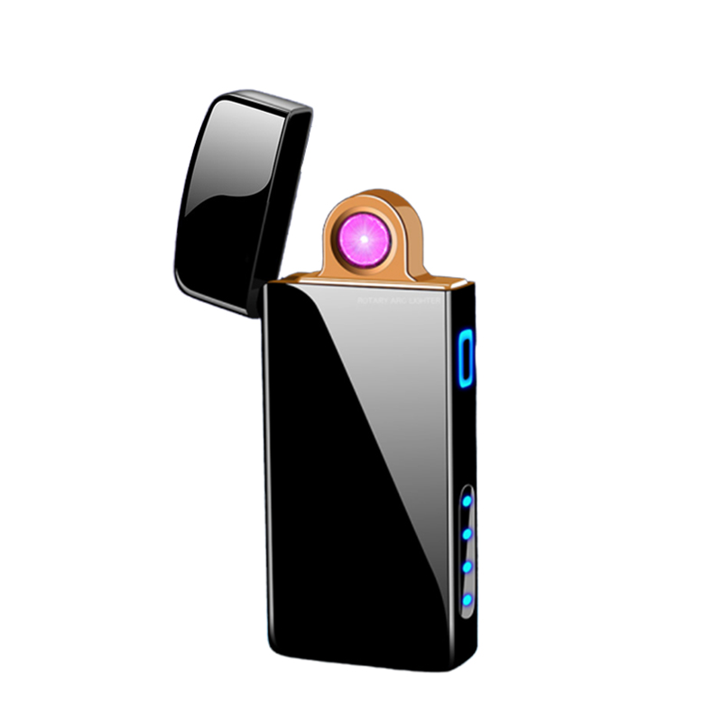 Тонкая работа двойная дуговая перезаряжаемая usb электрическая плазменная зажигалка