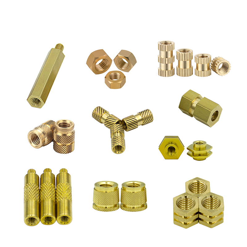 M2 M3 M4 M5 330 Pieces Female Brass Threaded Knurled Insert Embedment Nuts
