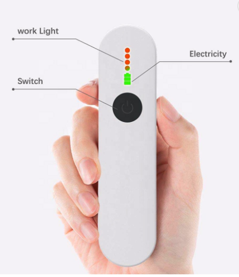 New portable 5V 400MA 275NM handheld mini home travel germicidal sterilizer ultraviolet uv light led lamp
