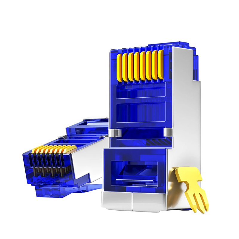 Ampcom 100 единиц STP сетевой кабель Разъем CAT6 RJ45 Lan Кабель модульный коннектор Keystone Jack 100 шт./упак.