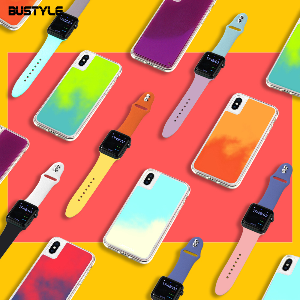 Силиконовый ремешок для часов Apple Watch Band, силиконовый спортивный ремешок для iWatch Apple Watch Band 38 мм 42 мм Series 4/3/2/1 S/M/L, размер